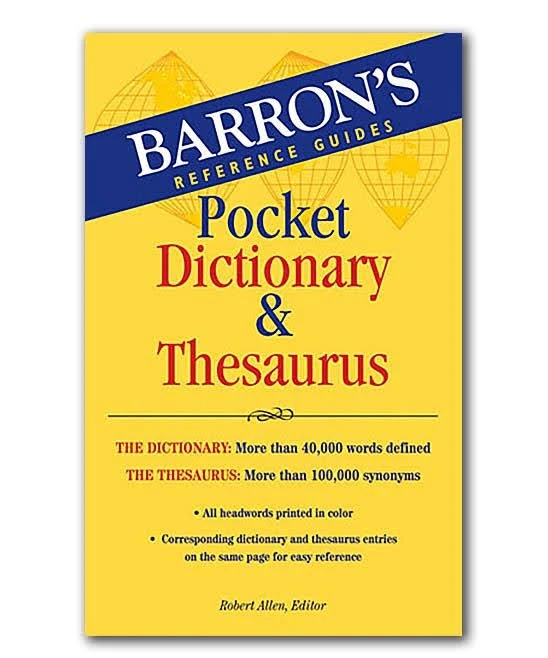 Barron's Pocket Dictionary & Thesaurus
