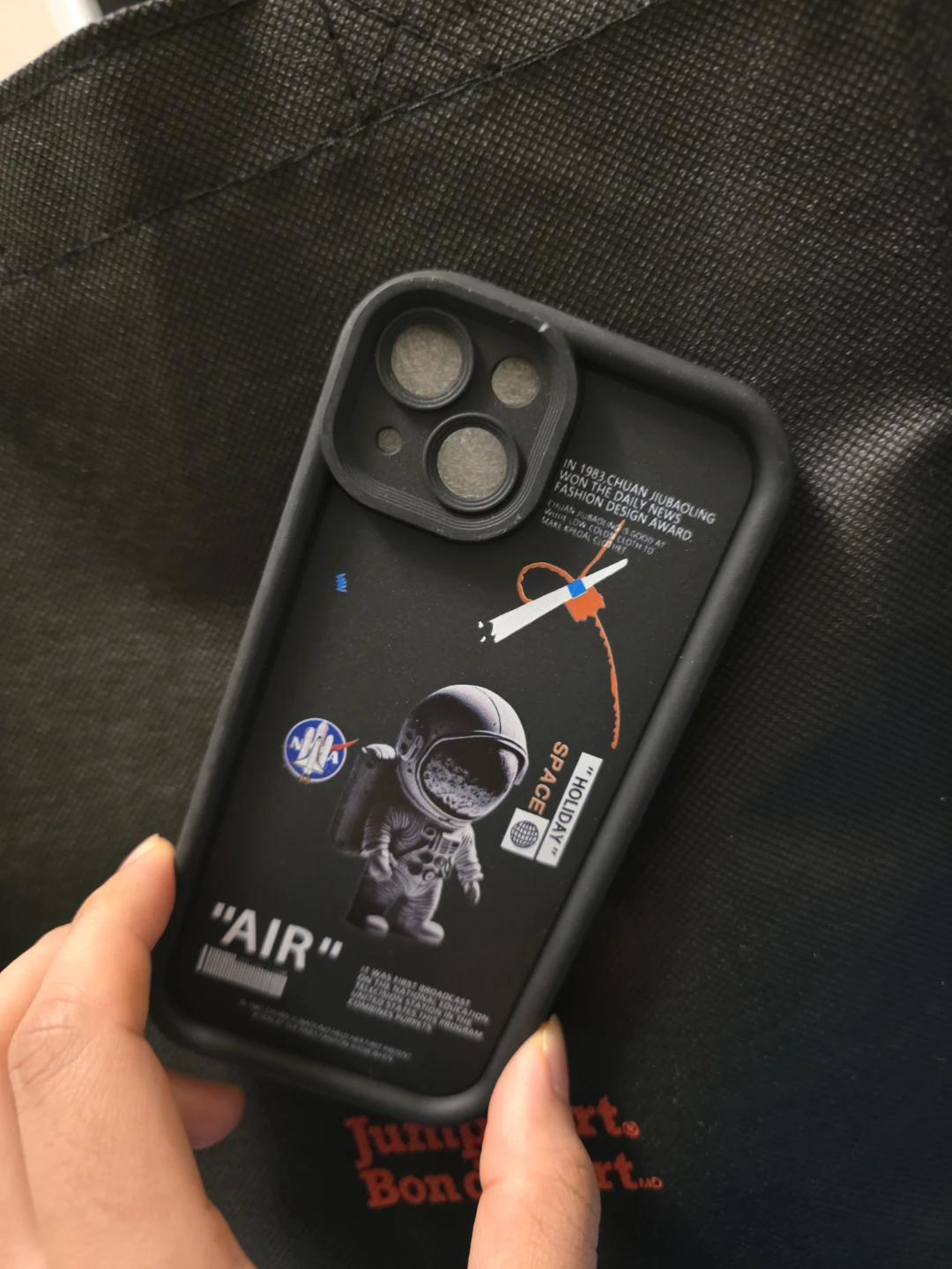 iPhone Case with Astronaut Design