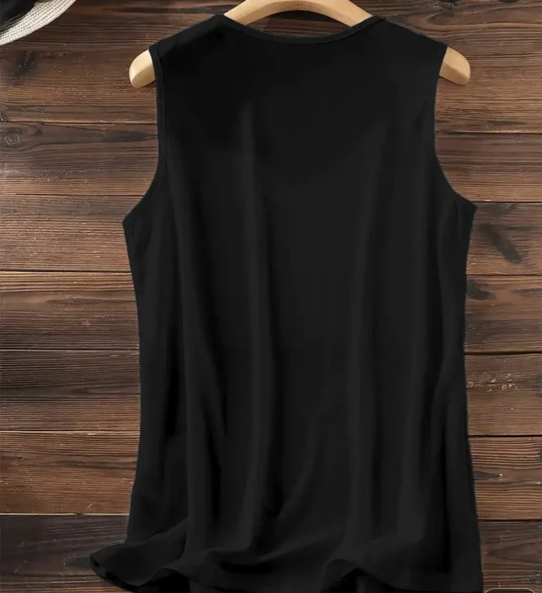 Women's Black Teddy Bear Zipper Tank Top - photo 2