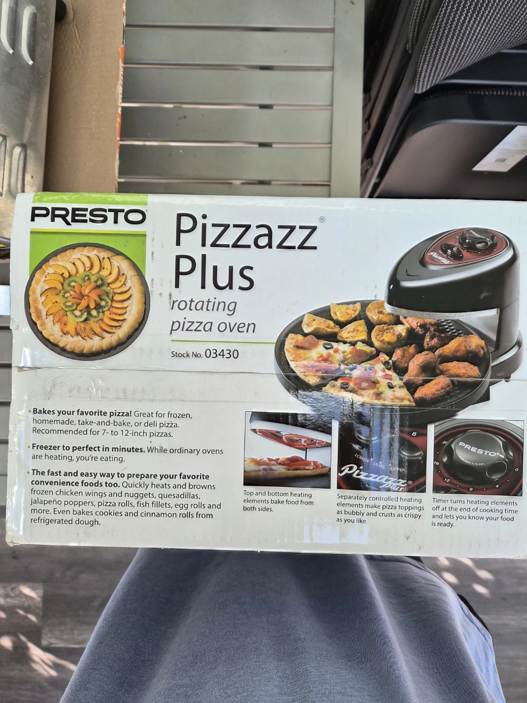 Presto Pizzazz Plus Rotating Pizza Oven