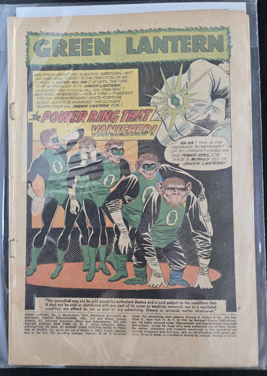 Vintage 1959-61 Silver Age DC Green Lantern, Flash, W. Woman - photo 3