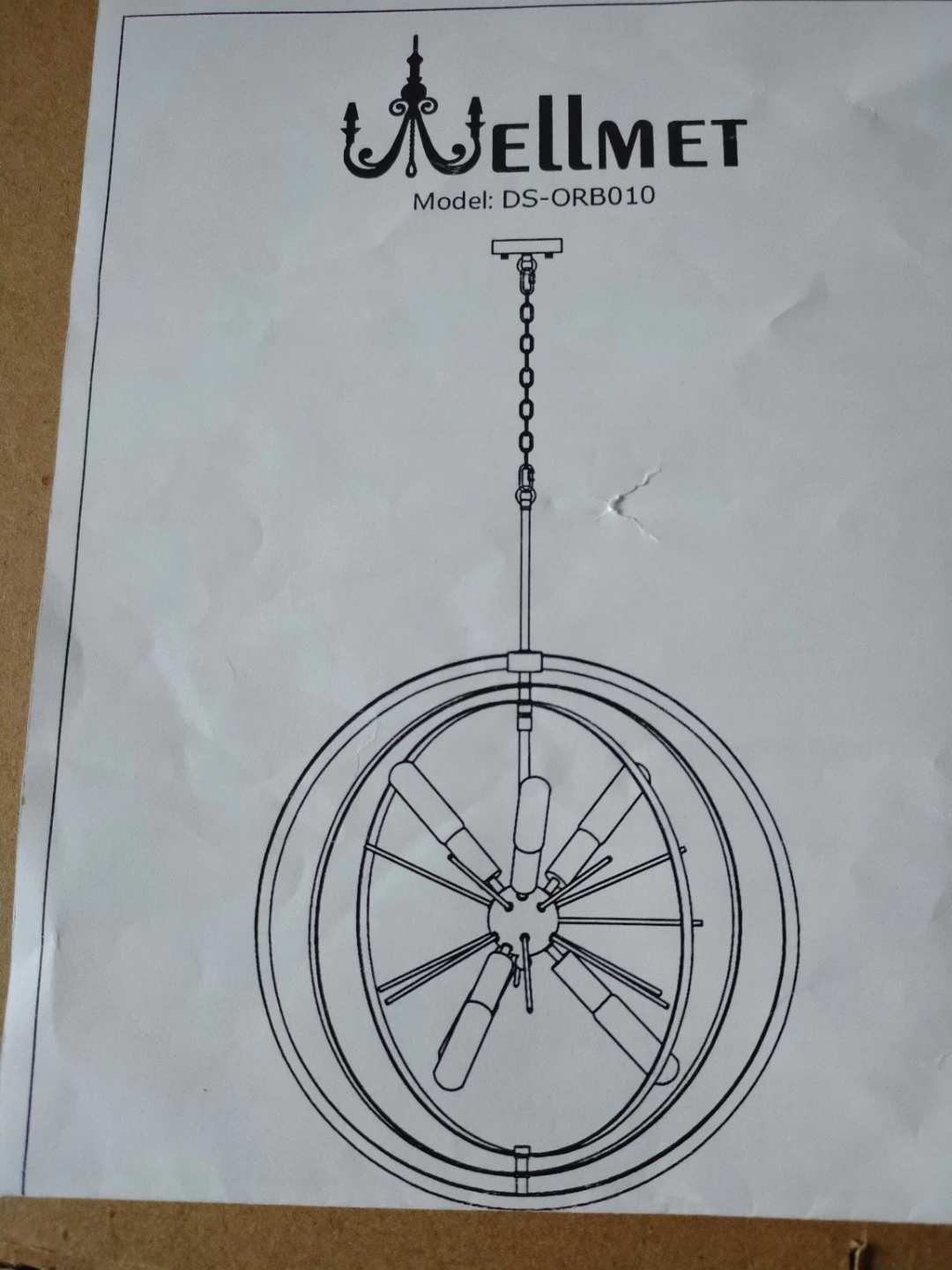 WellMET DS-ORB010 Chandelier