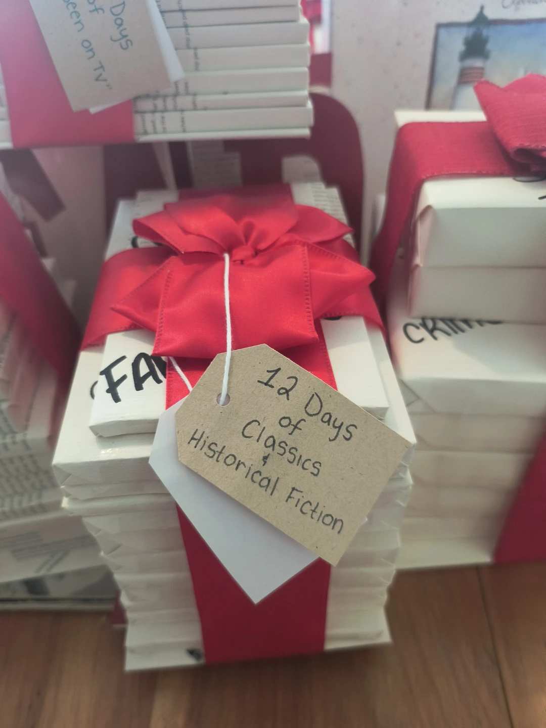 "12 Days of" assorted, quality books, wrapped separately - photo 2