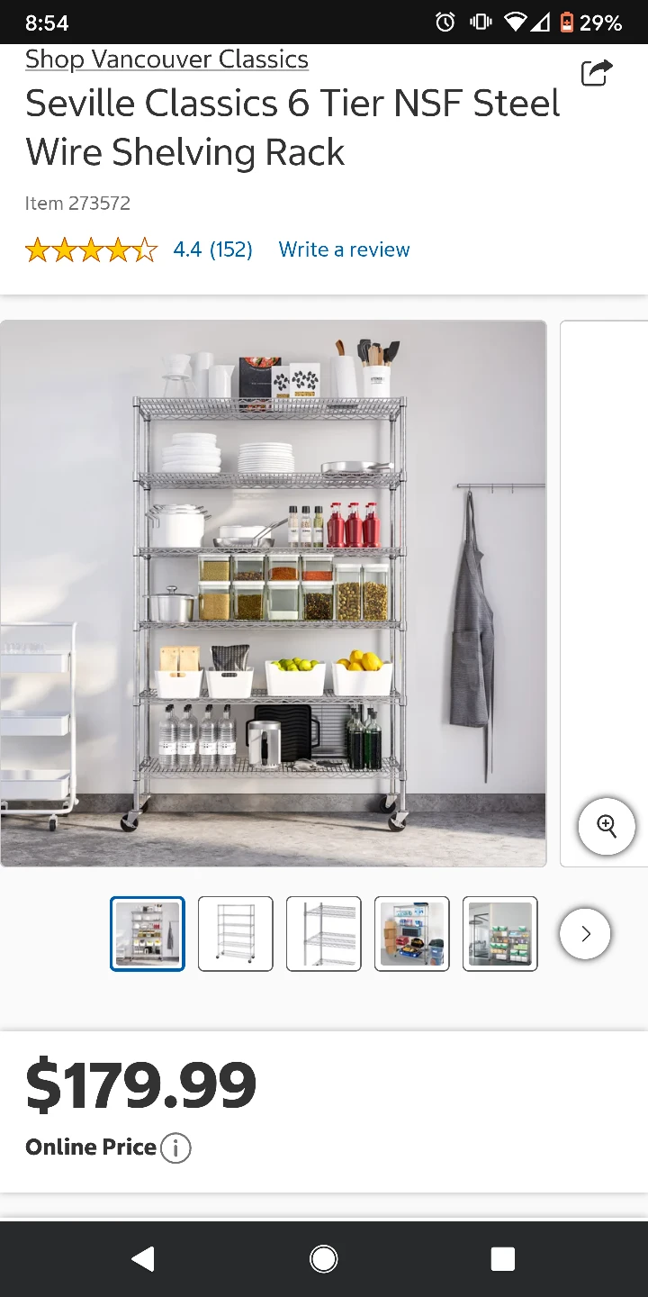 HEAVY DUTY Steel Wire Shelving Rack