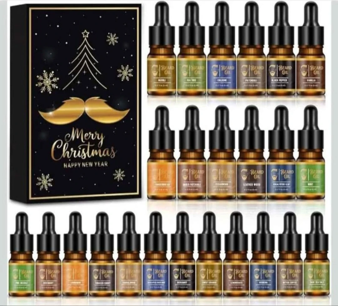 24pcs Beard Oil Advent Calendar 2025 Christmas,birthday Gift ... - photo 4