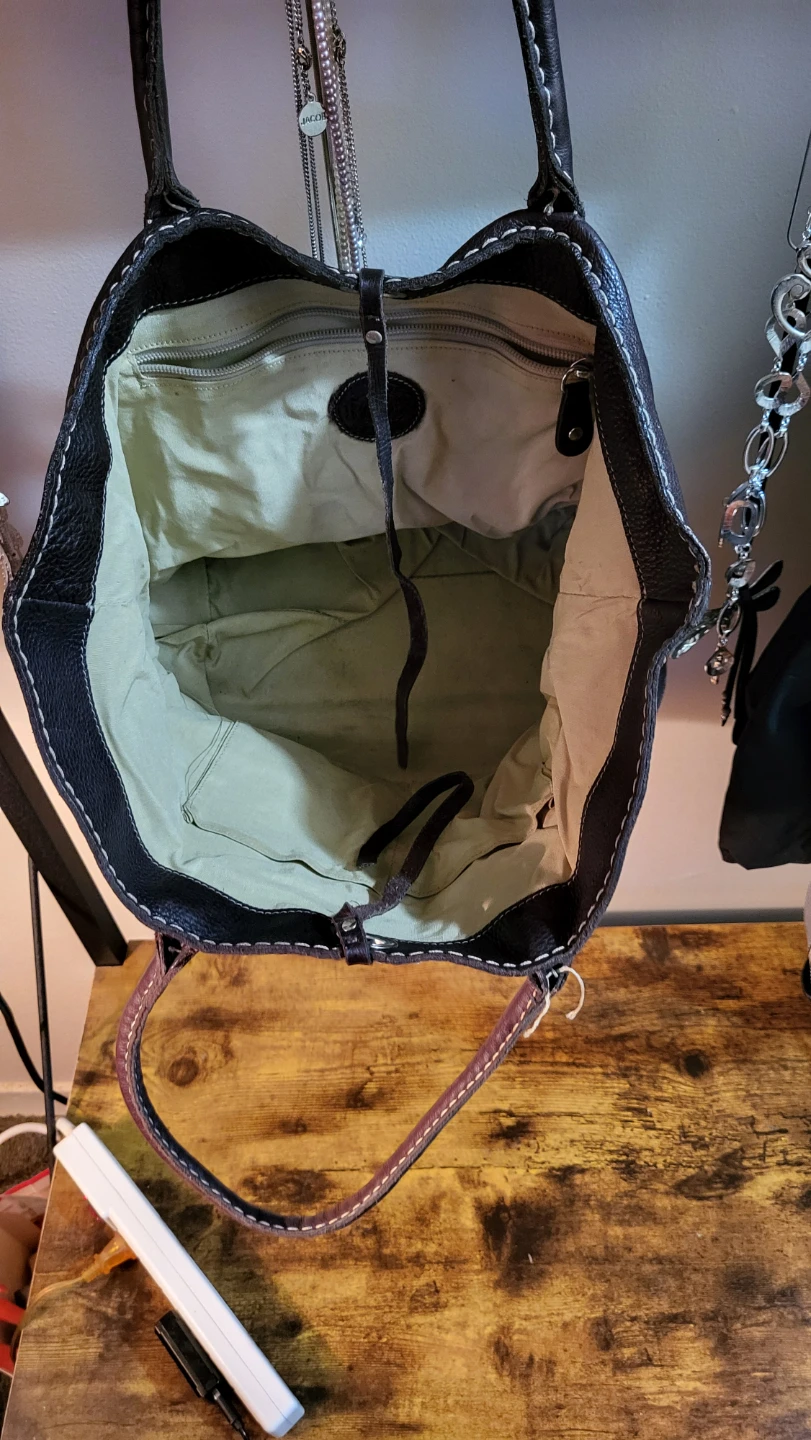 Roots Leather Tote Bag - photo 3