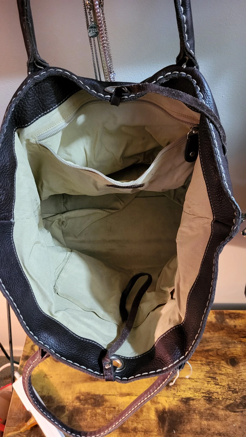 Roots Leather Tote Bag - photo 4