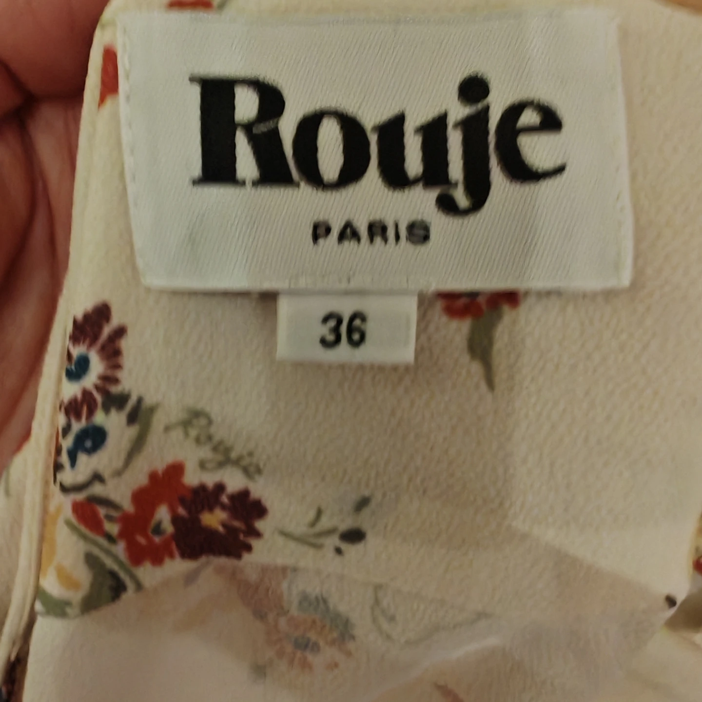 Rouje Paris Floral Wrap Blouse Size 36 - photo 5