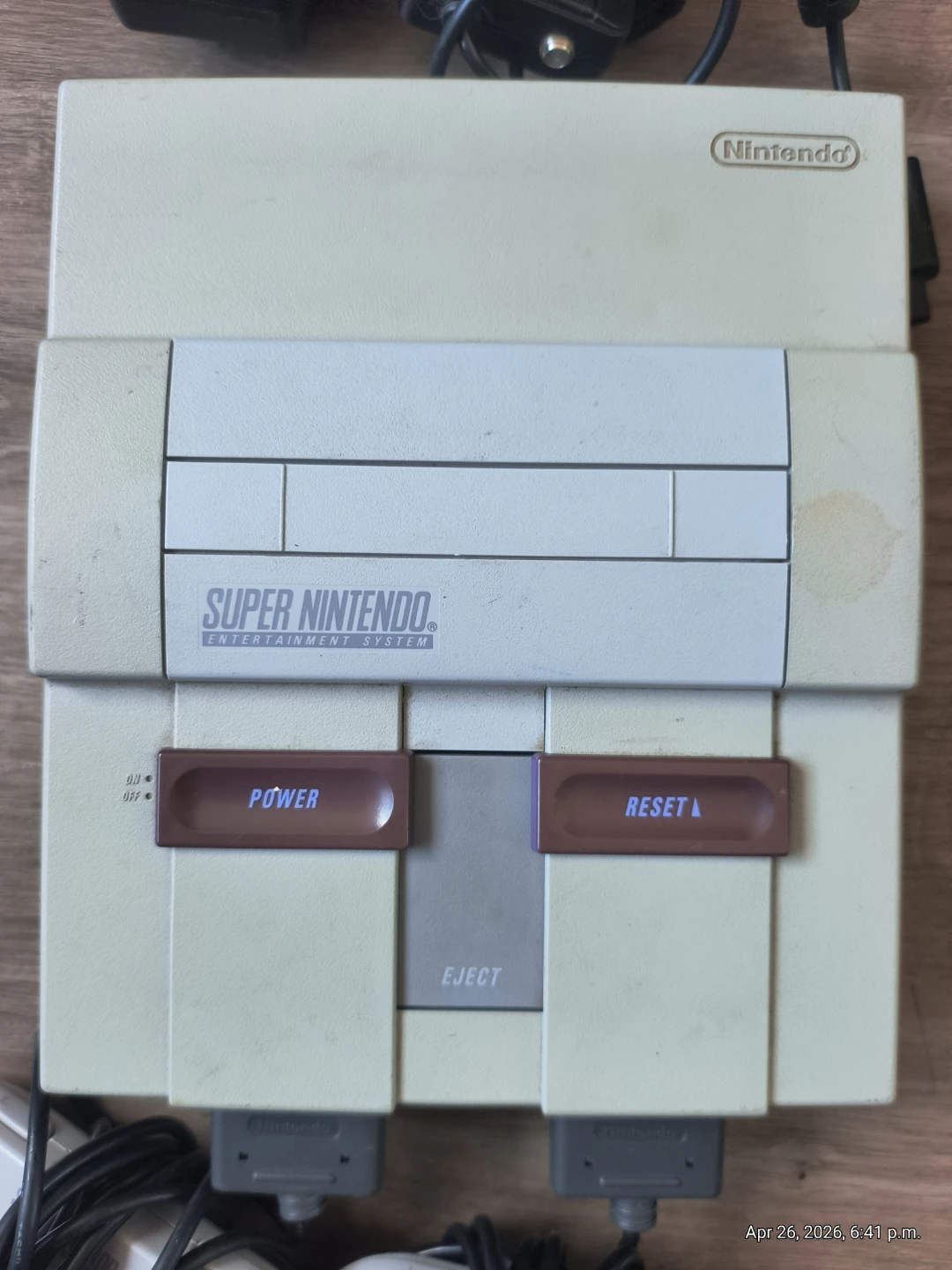 Nintendo Super Nintendo System Console Games Controllers - photo 2