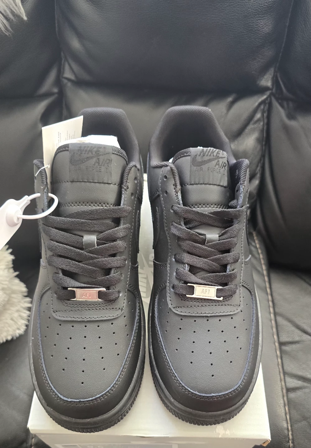 Brand new Nike Air Force All Black ,White sale - photo 2