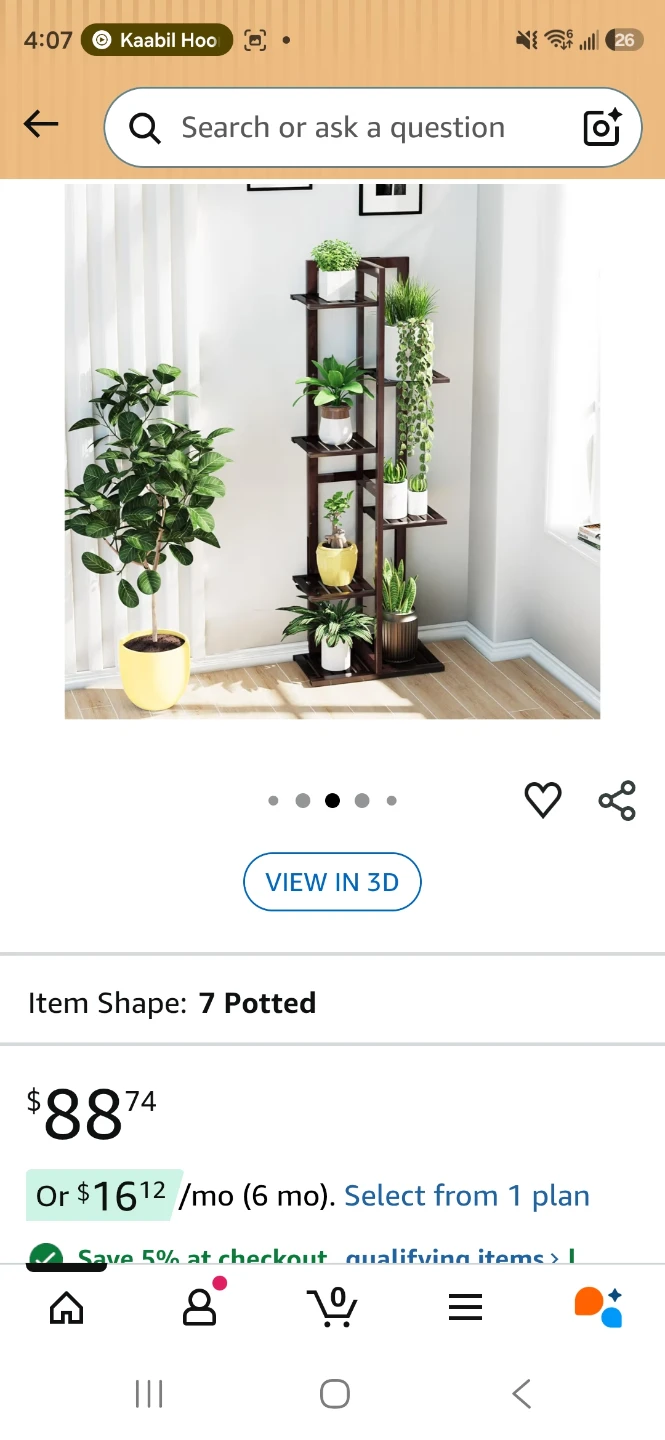 Move out sale !! 7-Tier Wooden Plant Stand - photo 2