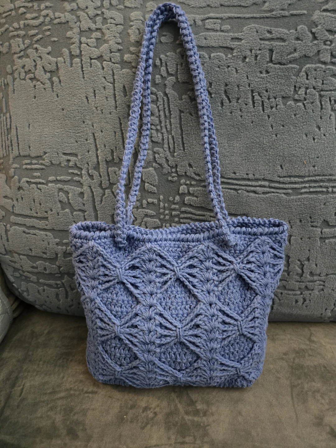 Crochet purse