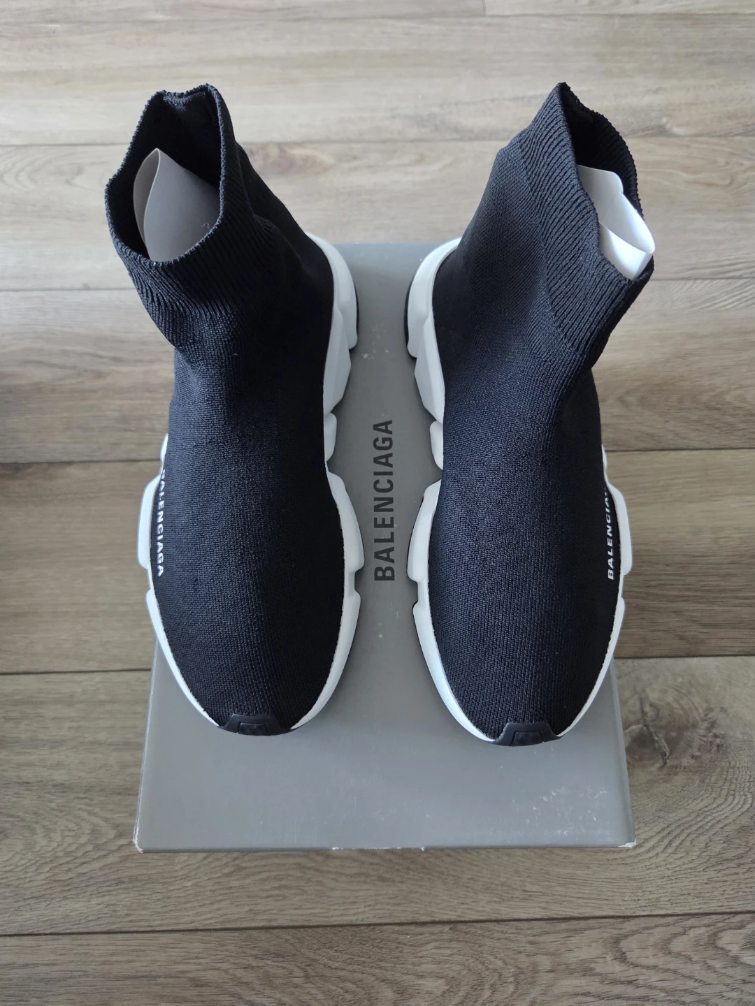 [Balenciaga] Speed LT Black/White Sneakers - Size 38 - photo 2