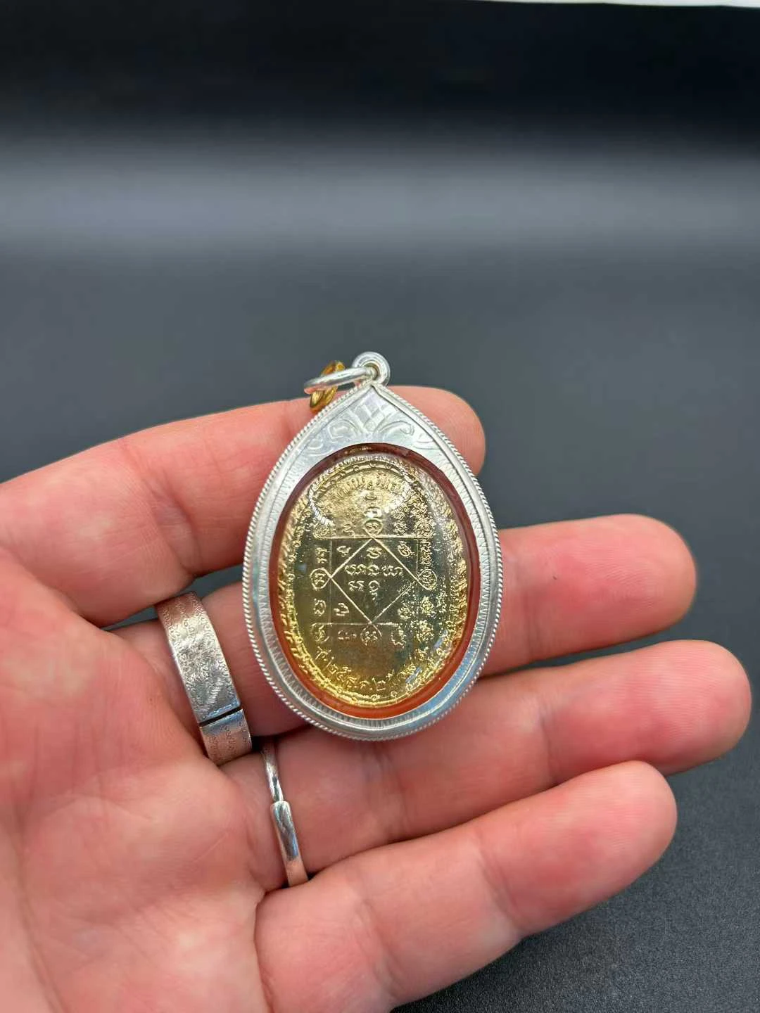 Amulet Pendant with Monk Image - photo 2