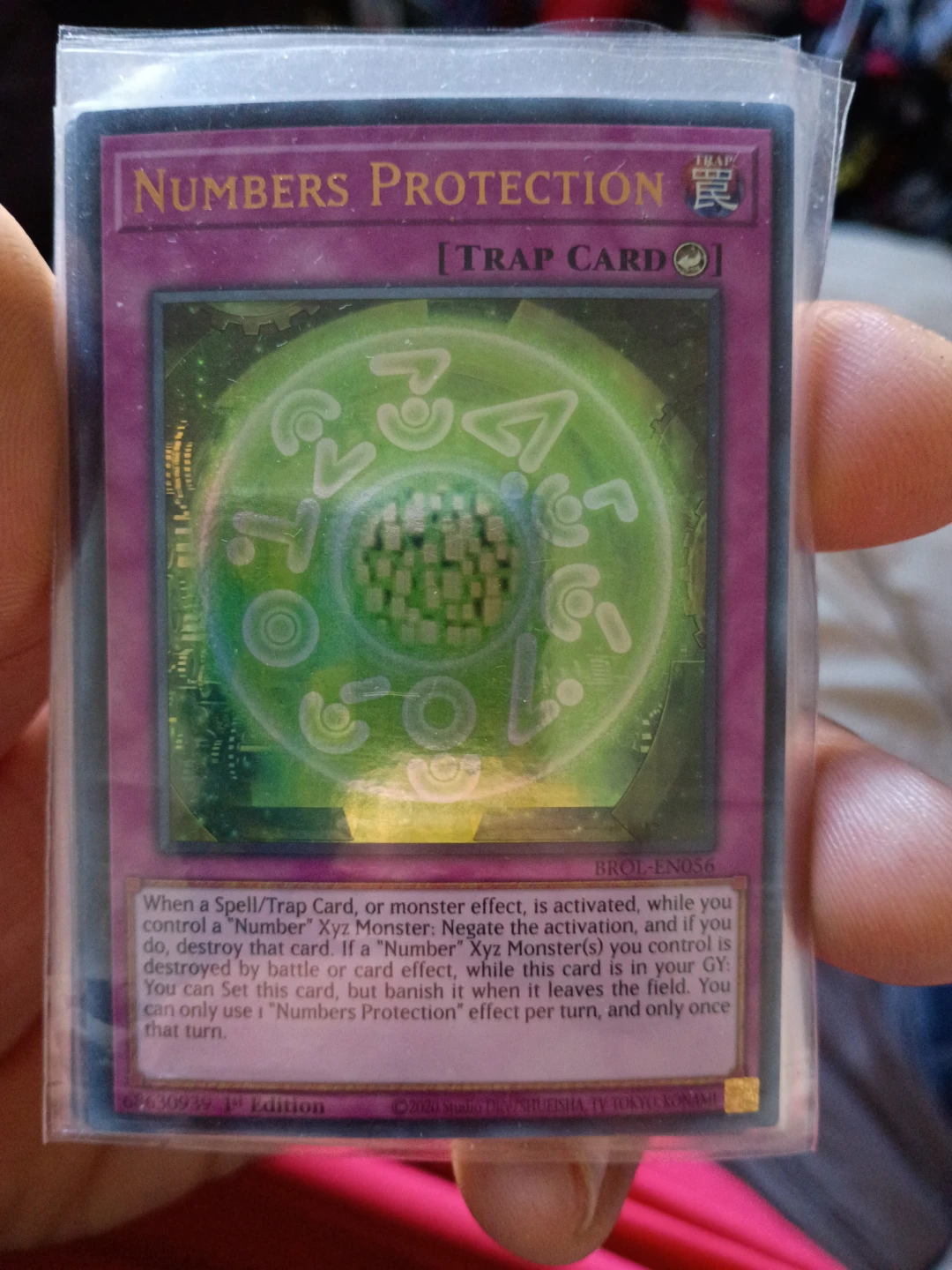 Yu-Gi-Oh! "Numbers Protection" Trap Card BROL-EN056