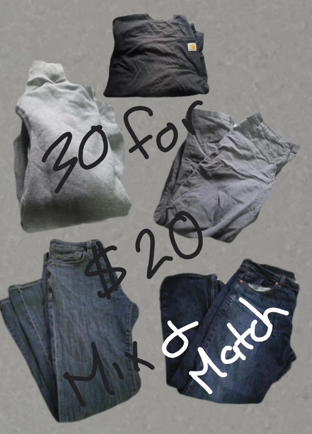 Men's lot 30 for $5