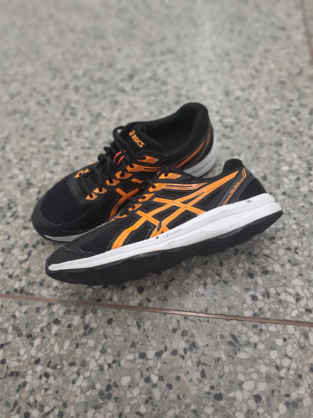 ASICS Men's Running Shoes - Black/Orange - photo 2