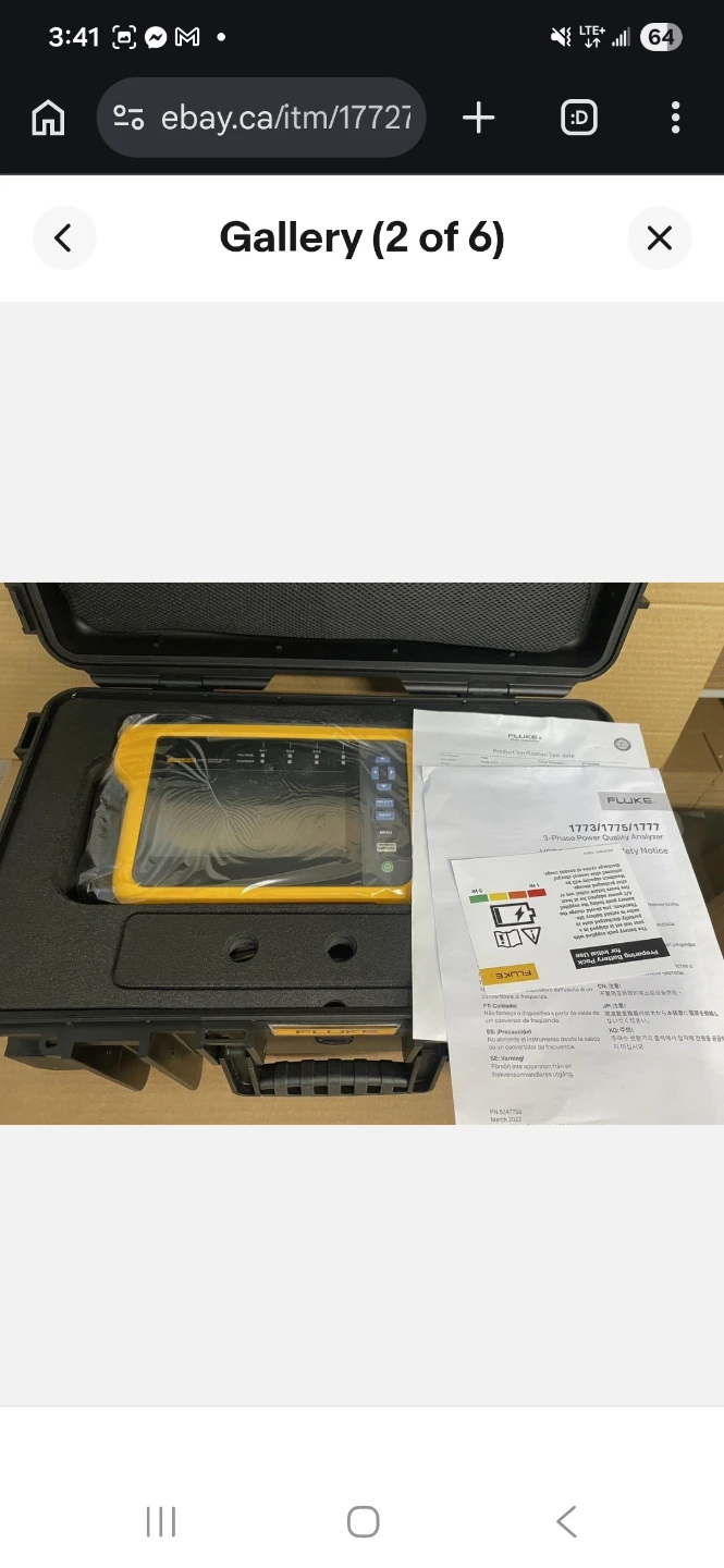 Fluke /1777 Power Quality Logger - photo 3