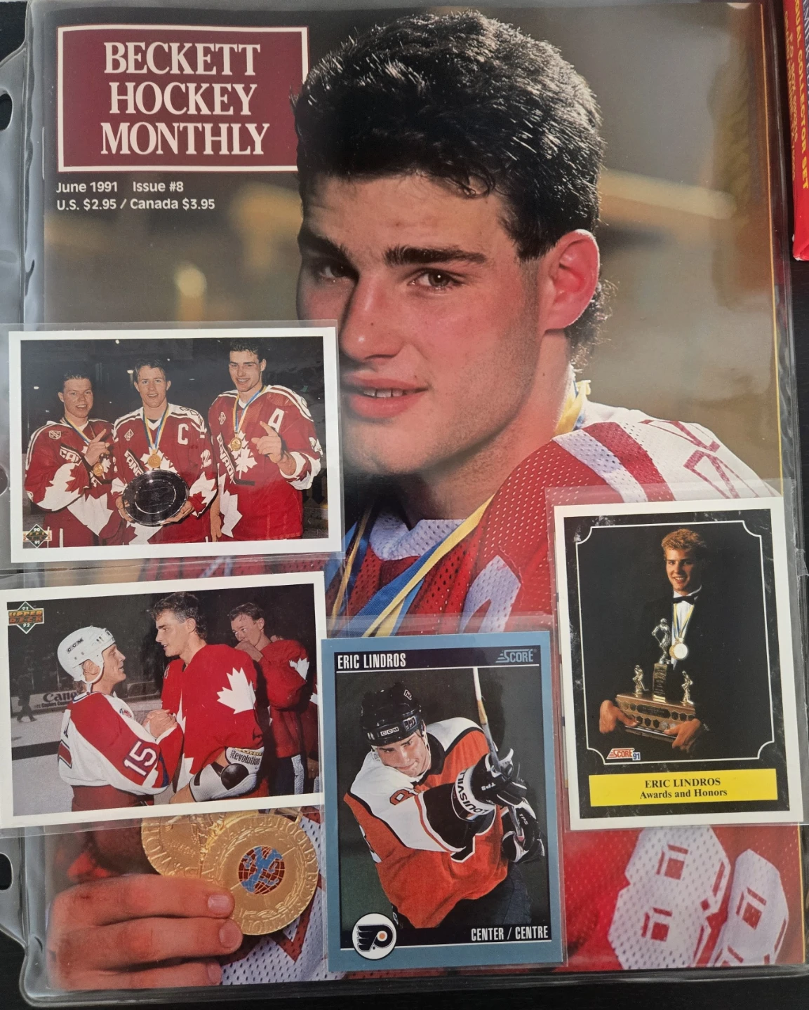 Eric Lindros Rookie Cards, Pre Rookie, Sets & Becketts - photo 3