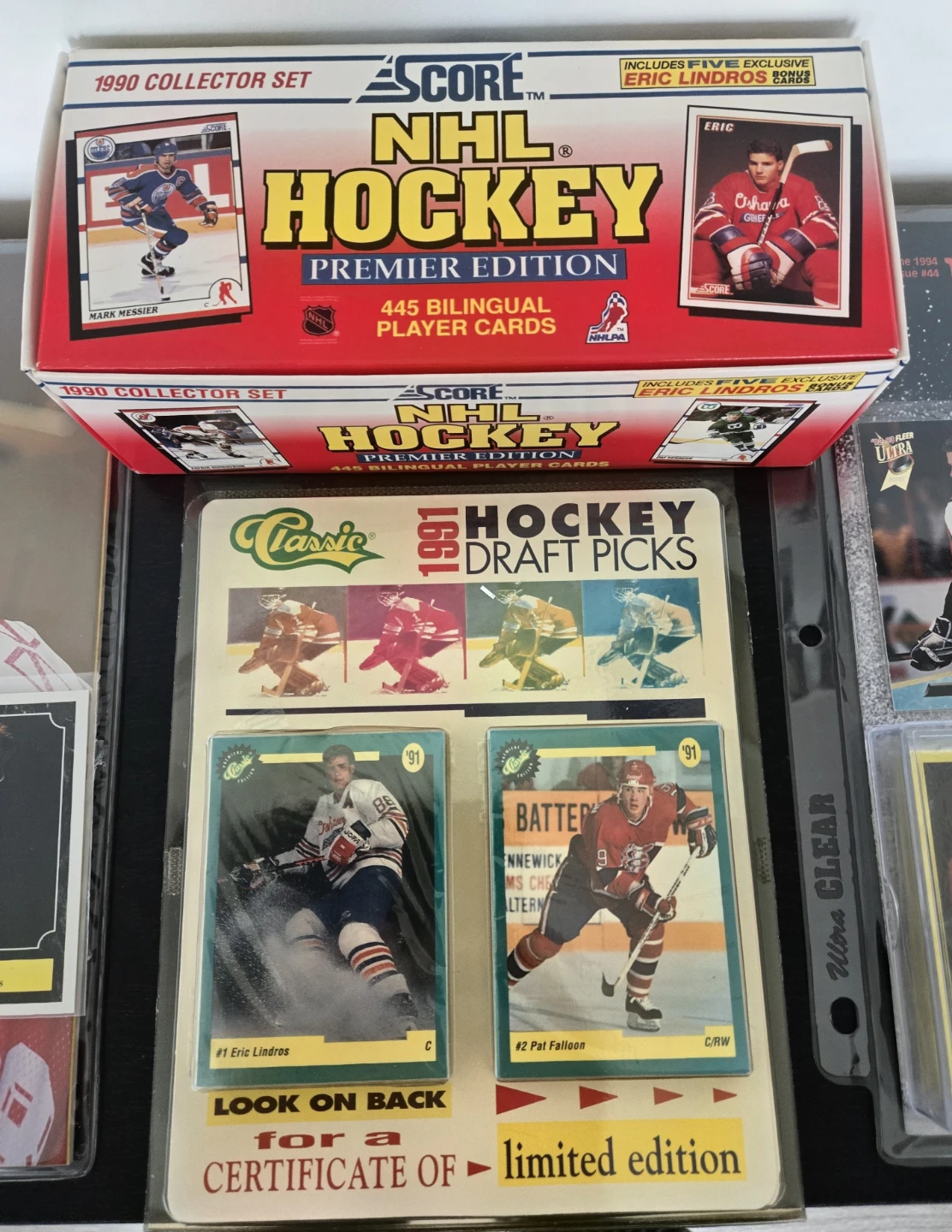 Eric Lindros Rookie Cards, Pre Rookie, Sets & Becketts - photo 4