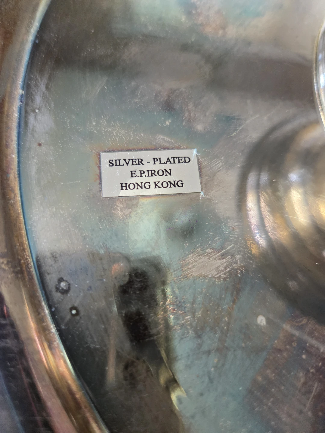 Cake stand Silver Plated E.P. Iron. Vintage Classic - photo 5