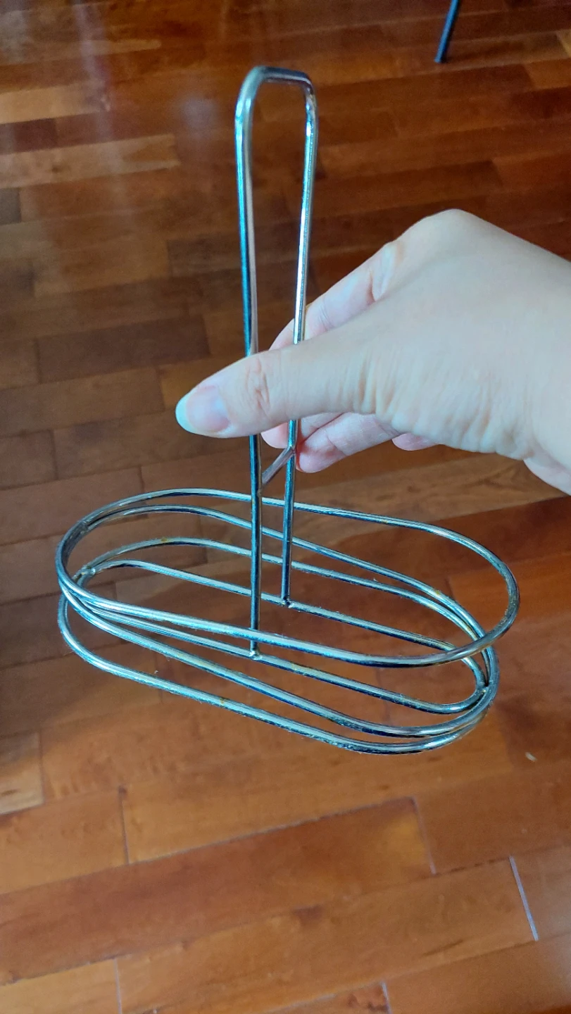 🌱 Chrome Metal Condiment Caddy