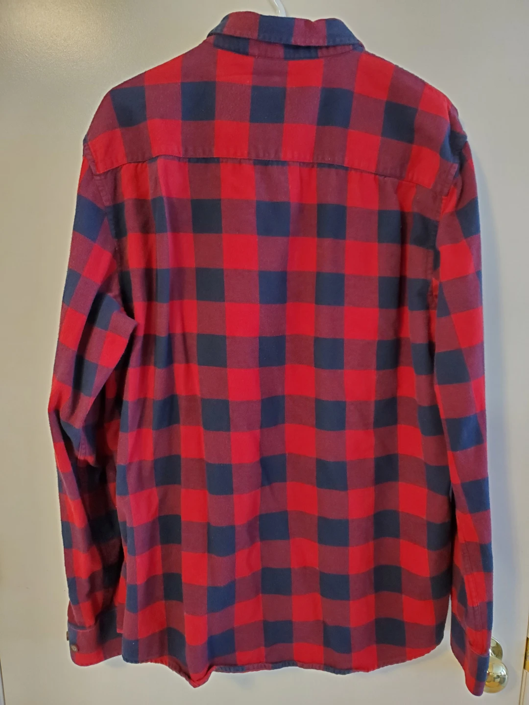 Men's WindRiver Plaid Flannel Shirt XLT - photo 3