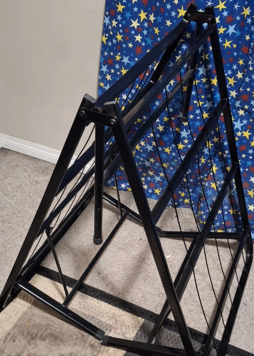 Black Metal Bed Frame and baby items - photo 4