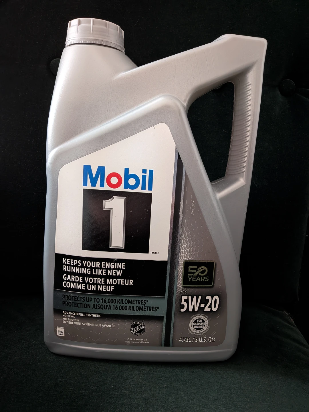 Mobil 1 5W-20 Advanced Full Synthetic Motor Oil 4.73L