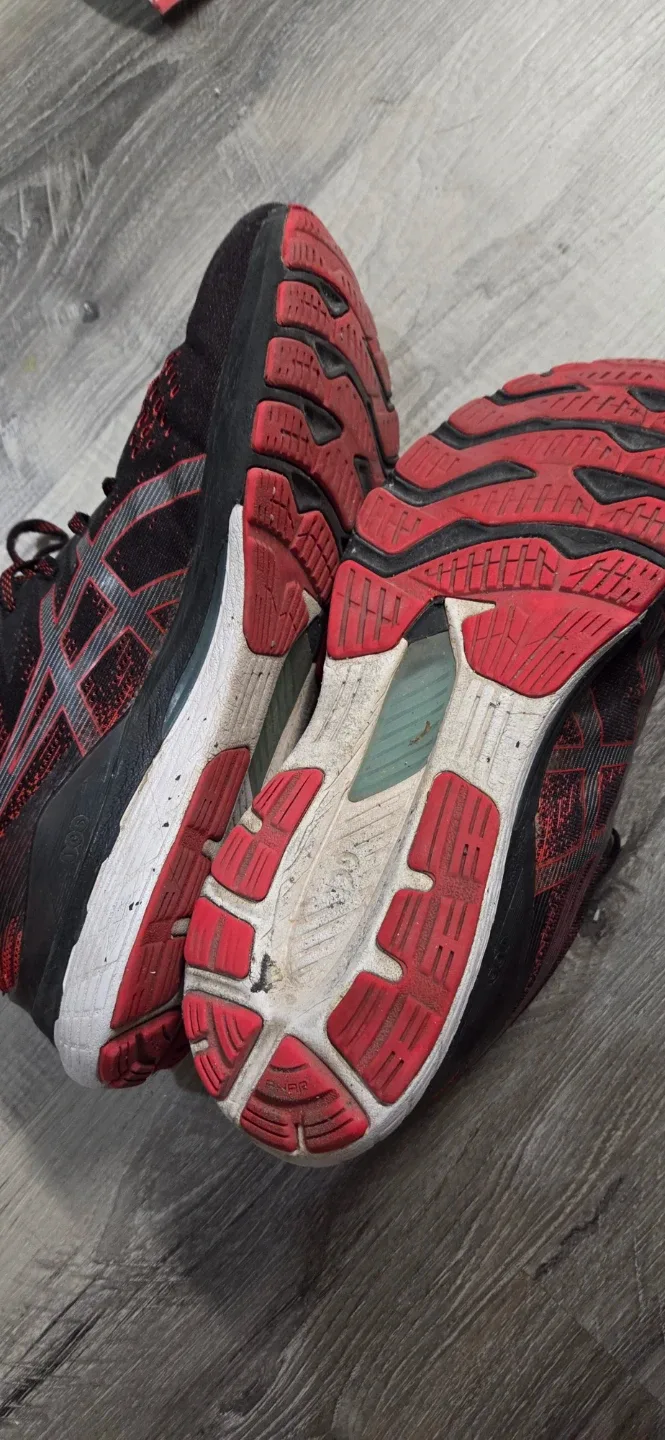 ASICS Gel-Kayano 28 Running Shoes Men's Size 12, Black/Red - photo 5