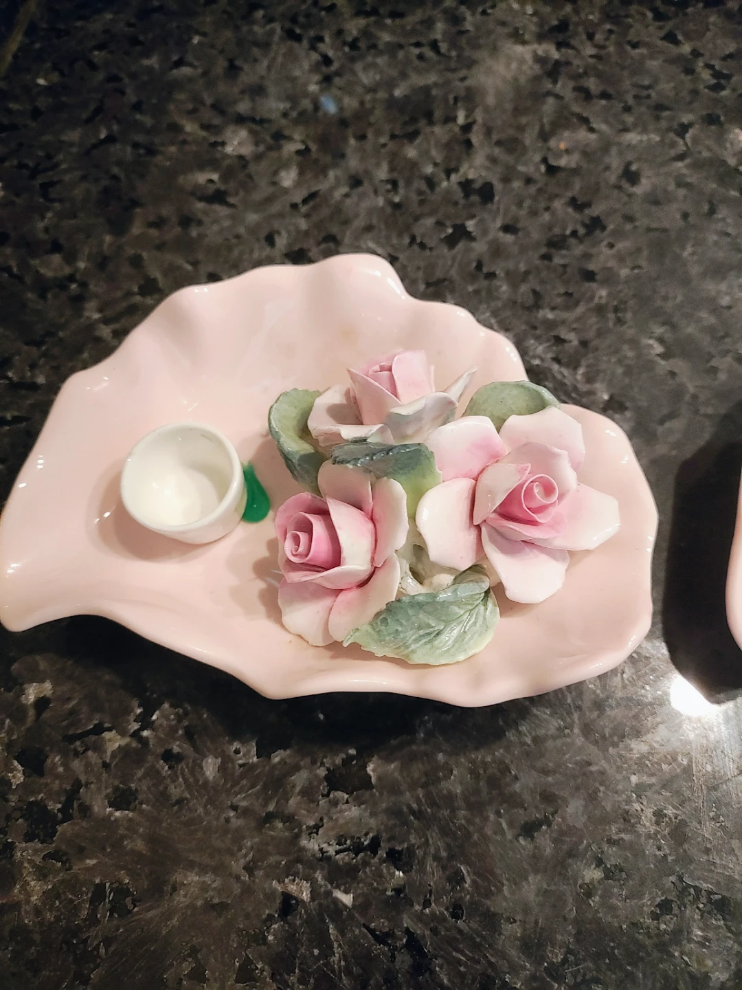 Adderley Bone China Floral Trinket Dish Set - photo 2