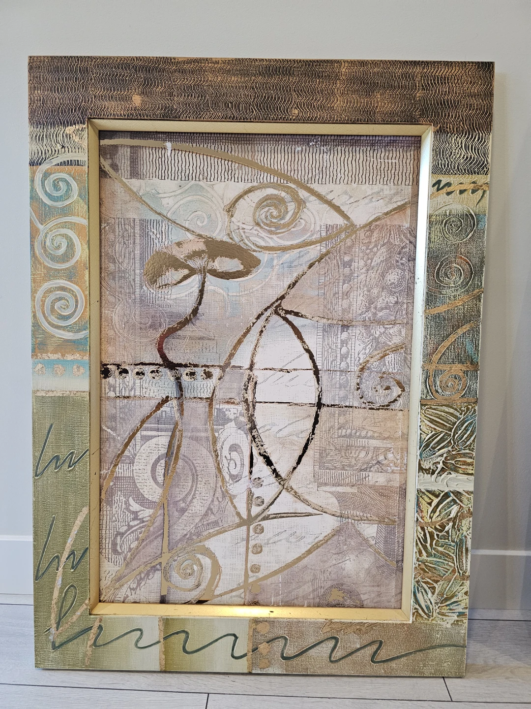 Set of 2 Framed Abstract Wall Art - photo 2