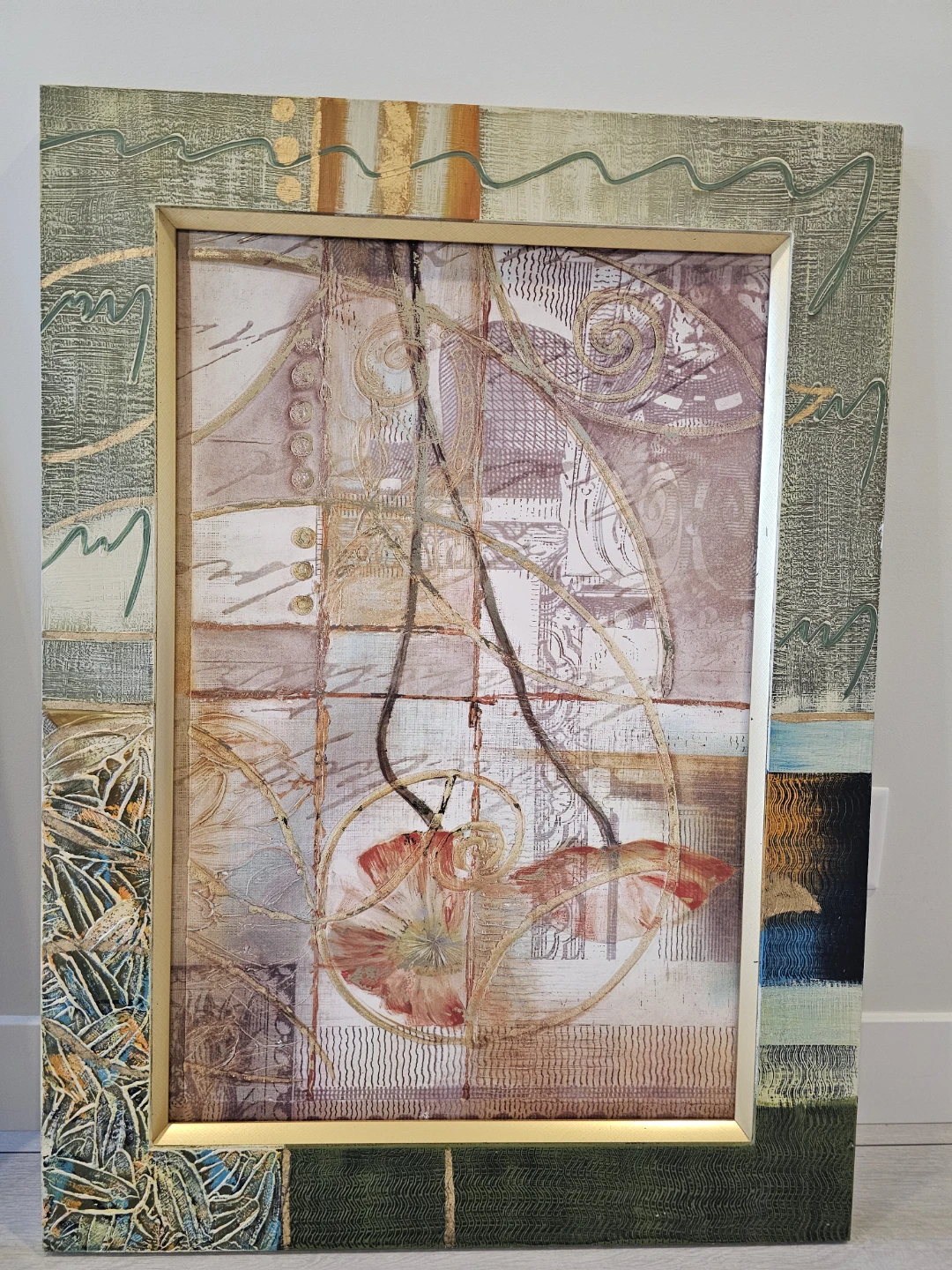 Set of 2 Framed Abstract Wall Art - photo 3