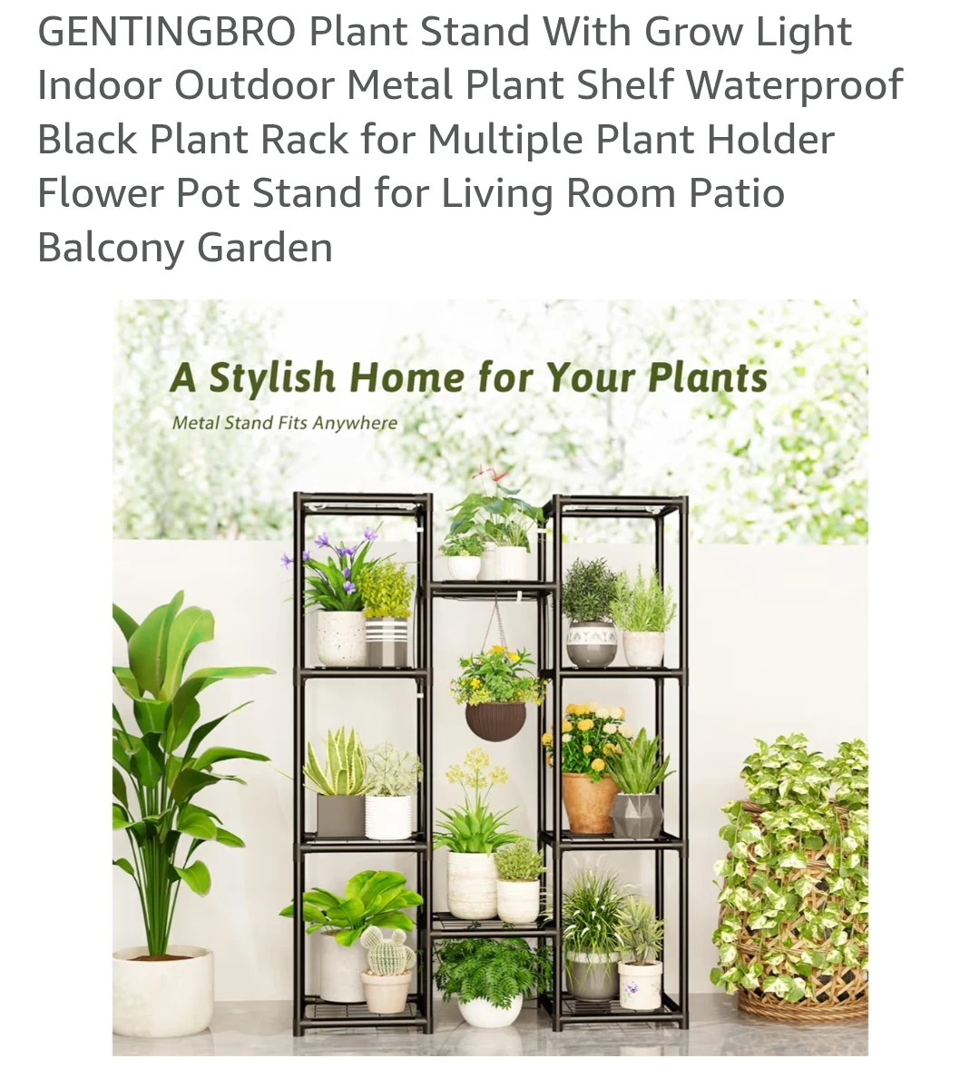 9 tier plant stand with grow light*new* - photo 3