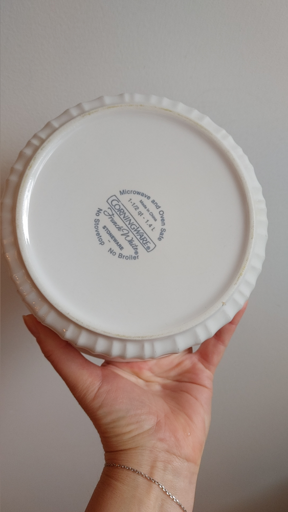 CorningWare French White Round Casserole Dish with Lid - photo 5
