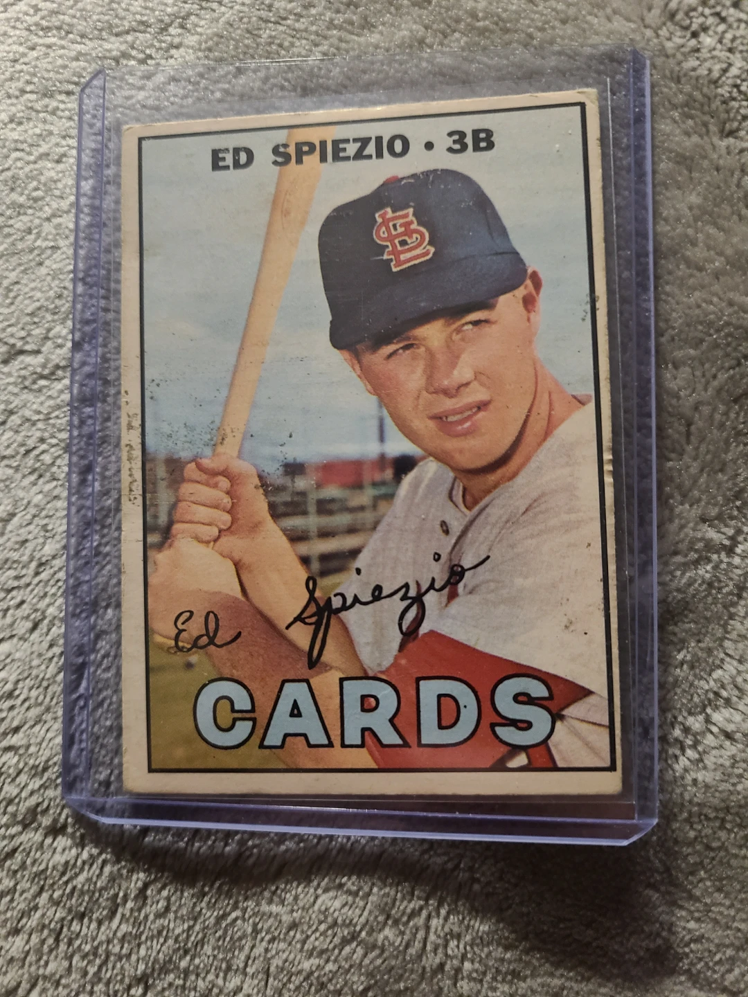 1967 Topps Ed Spiezio Baseball Card #128