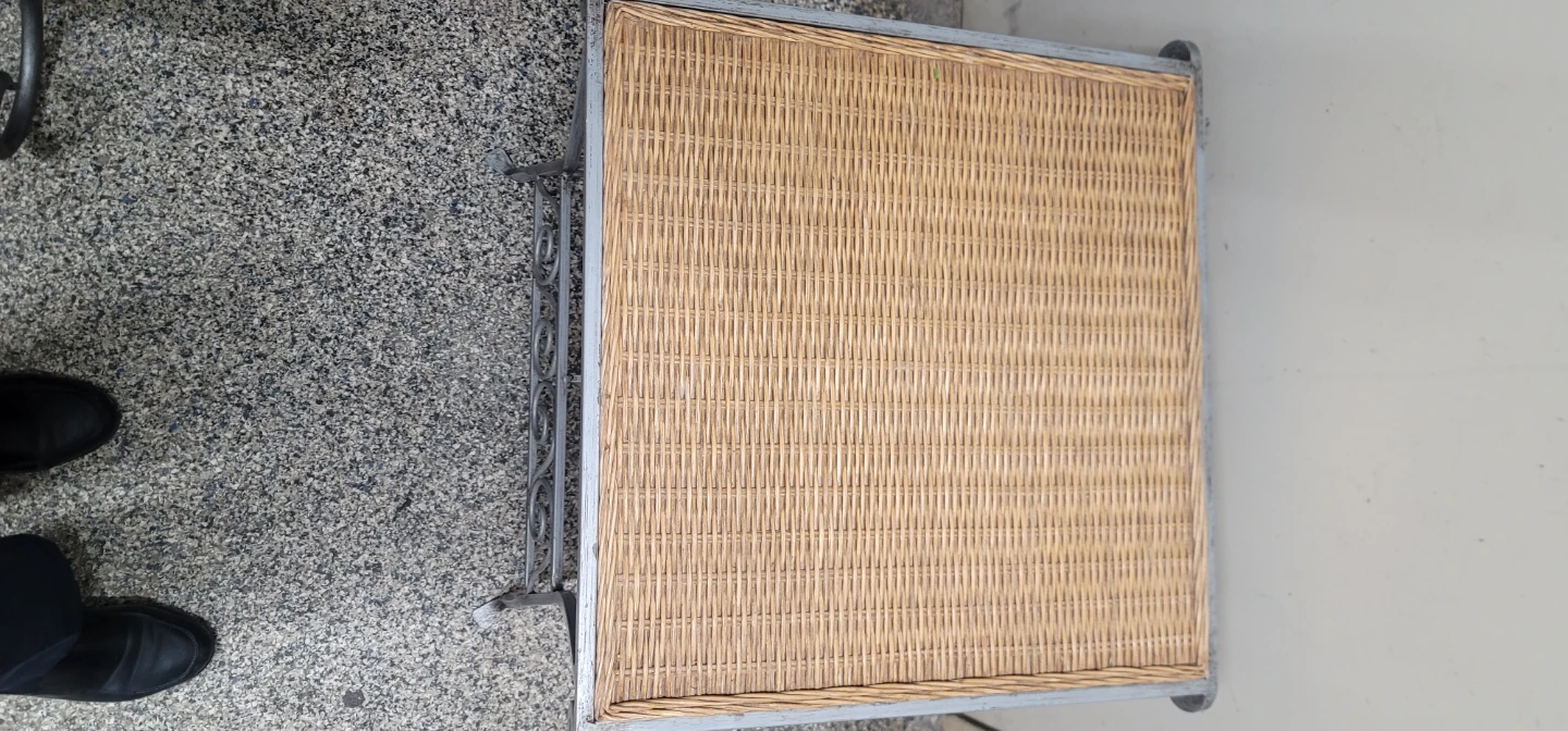 Wicker Top Side Table - photo 3