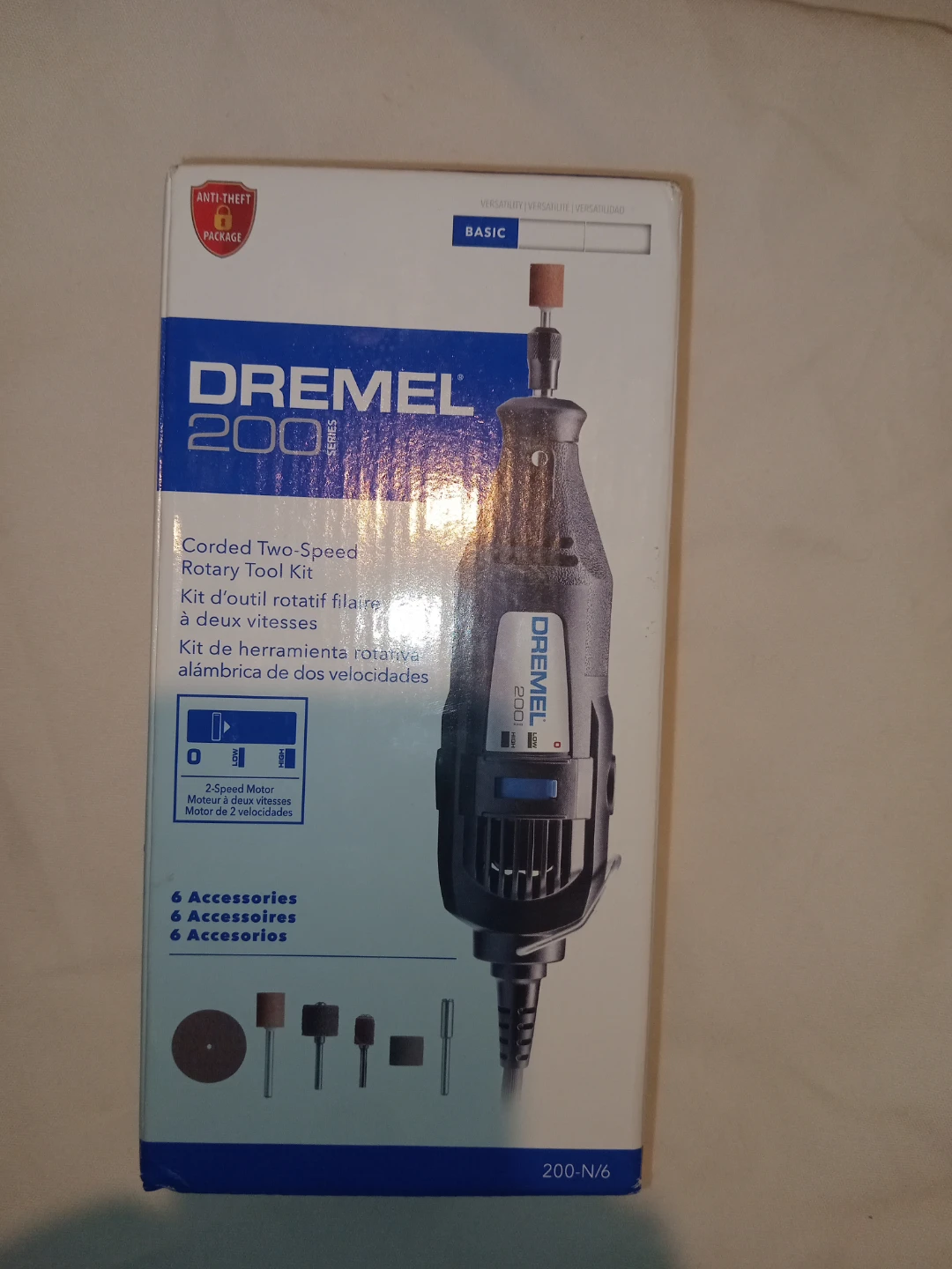 Dremel 200 Series Corded Two-Speed Rotary Tool Kit