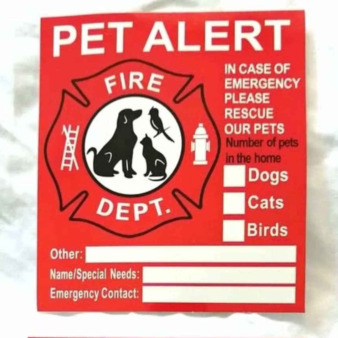Pet Alert Decals, 2 available