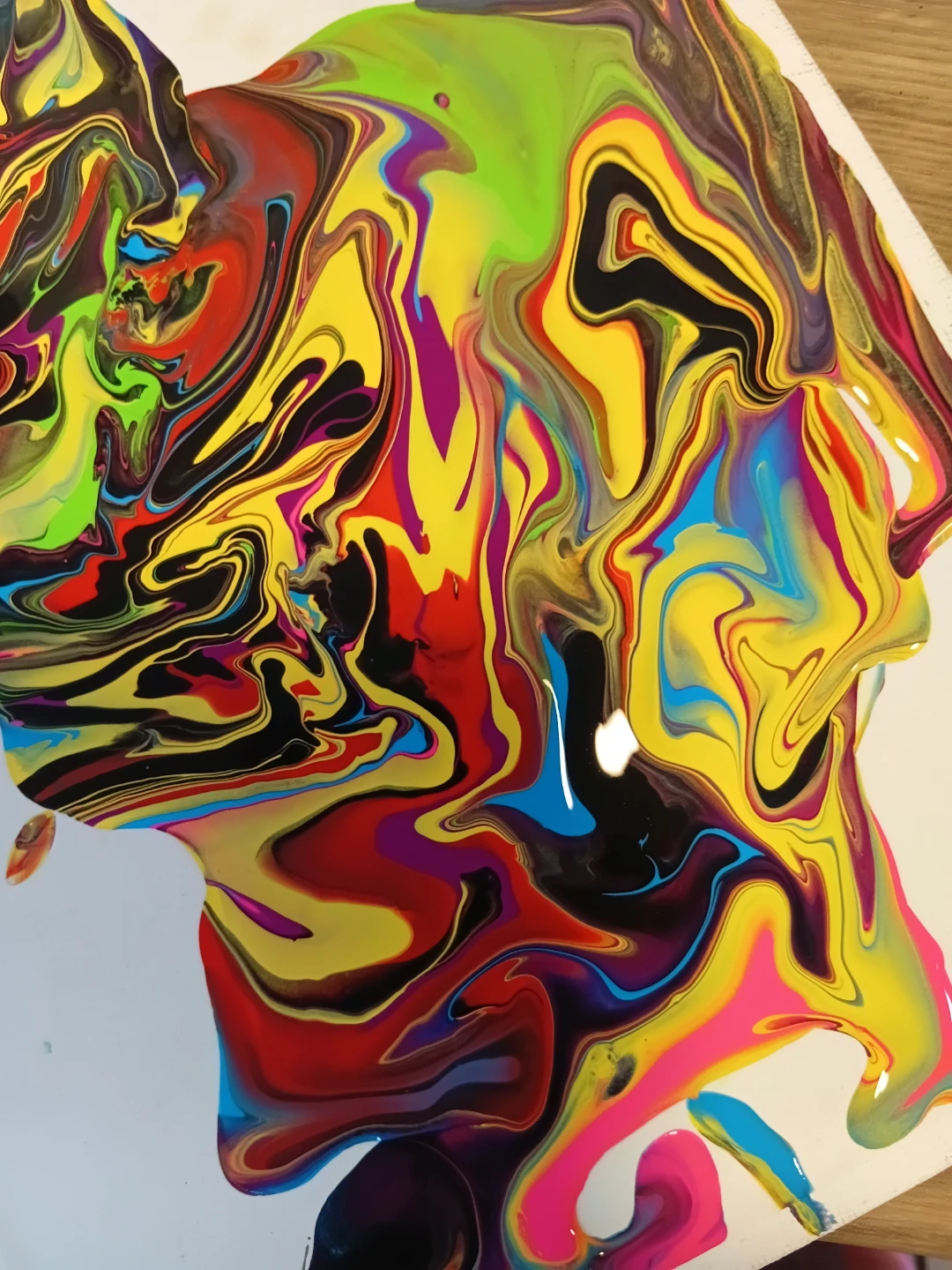 Acrylic Pour Paint Art