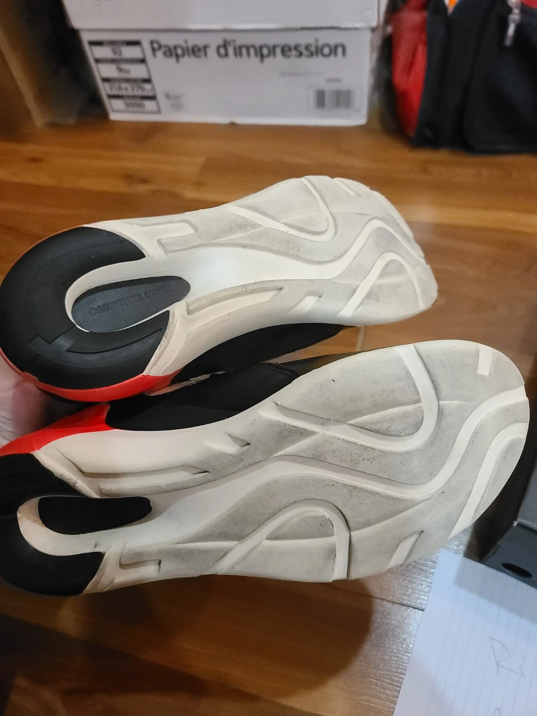 Y-3 BOOST QR Black Red Sneakers - photo 4