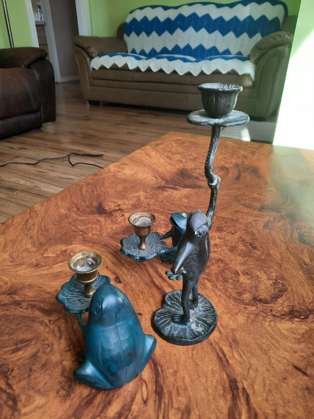Frog Candlestick Holders Set - photo 5