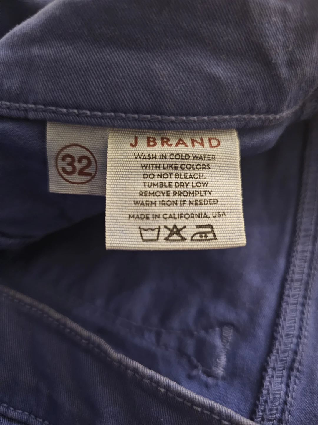 J Brand Blueberry Skinny Leg Pants Size 32 - photo 4