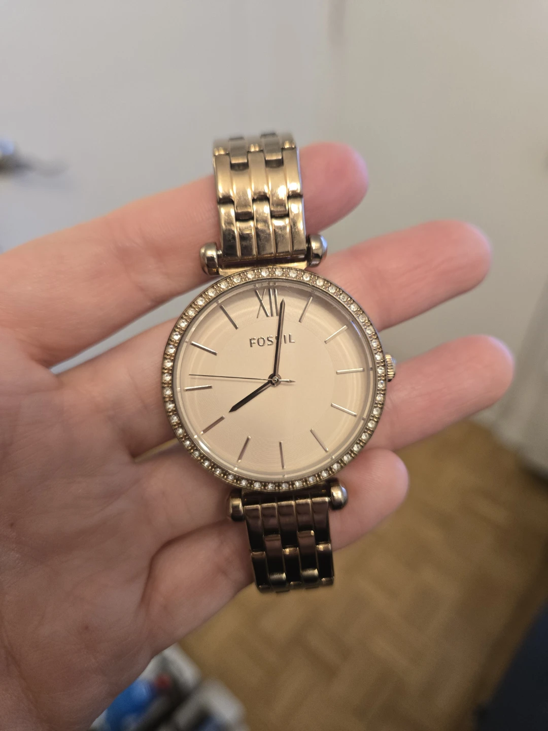 Fossil Women's Rose Gold Tone Watch