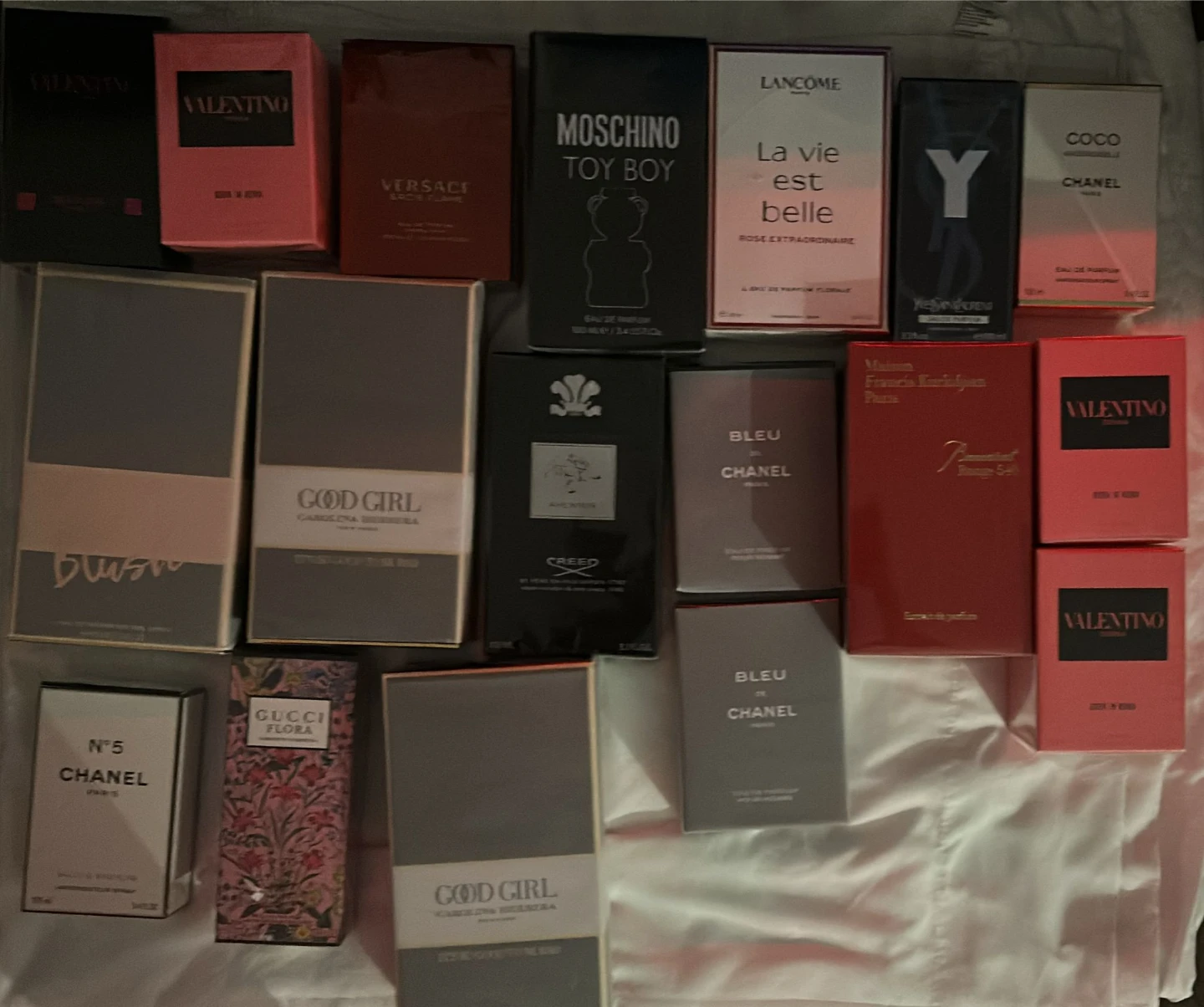 Assorted Luxury Perfumes - Valentino, Chanel, Versace