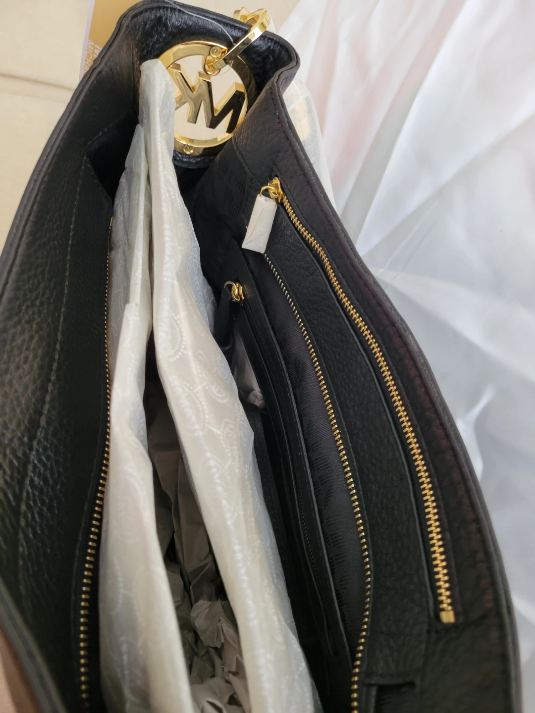 Michael Kors Black Leather Satchel - photo 3