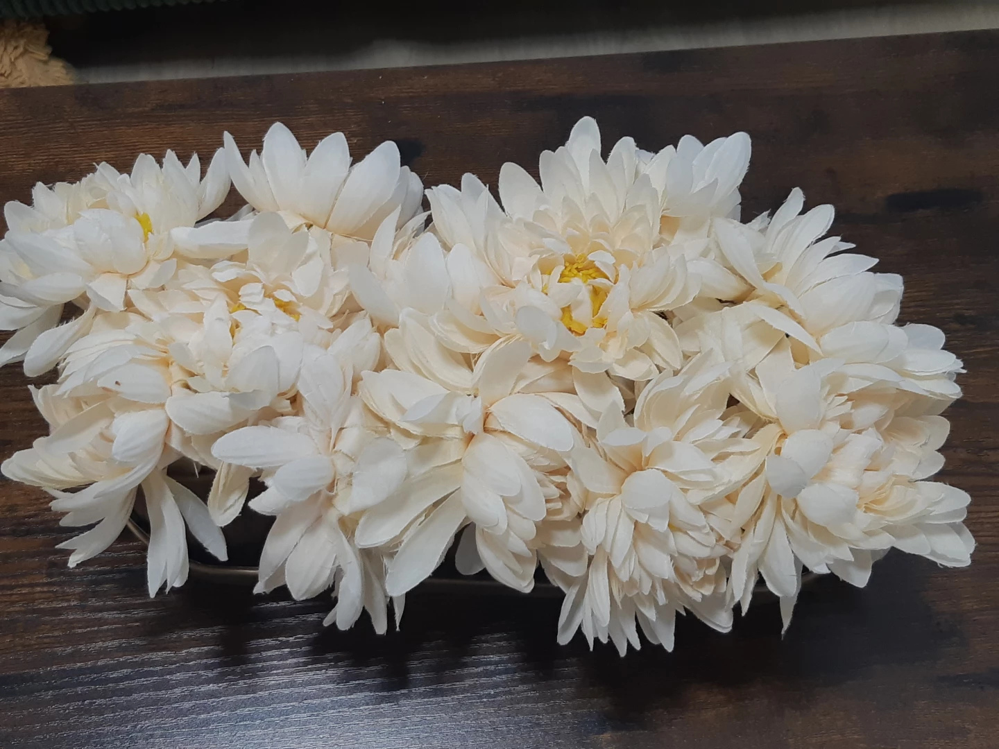 Cream White Artificial Flower Arrangement