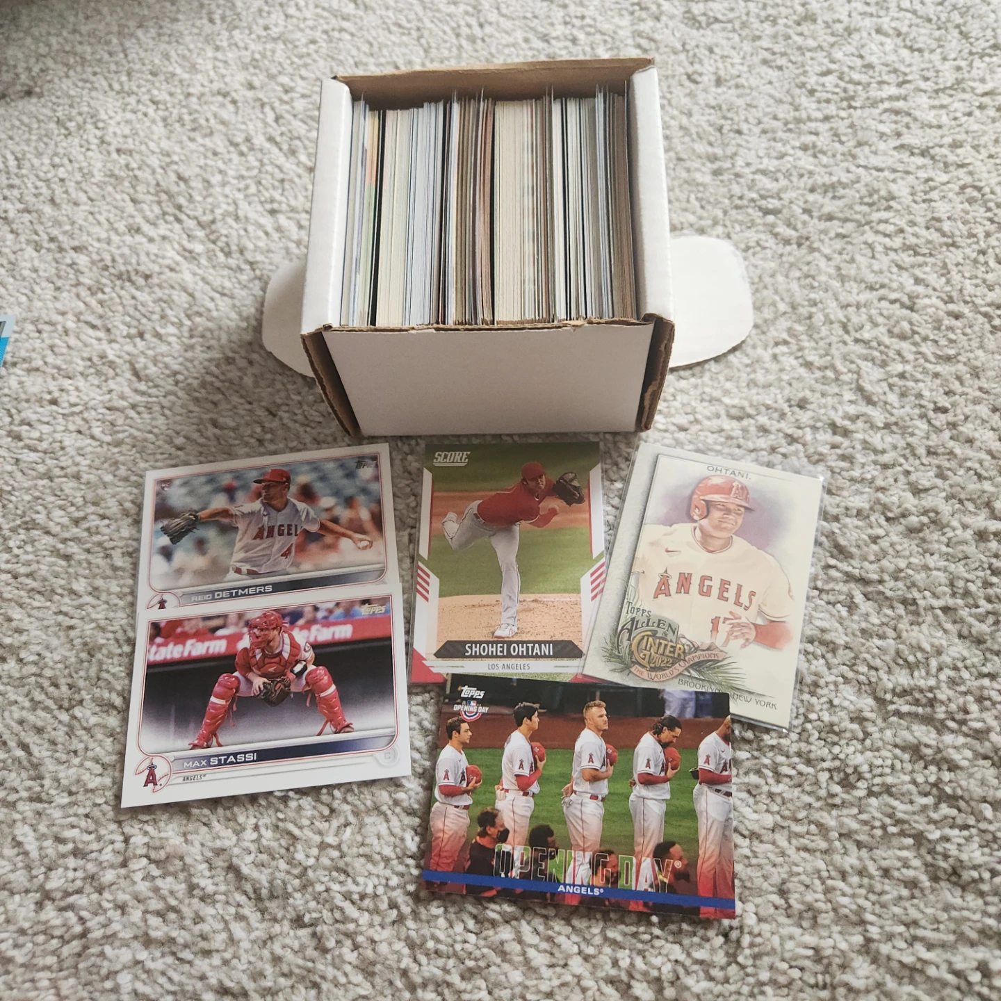 LA Angels, 100 Baseball Cards Team lot