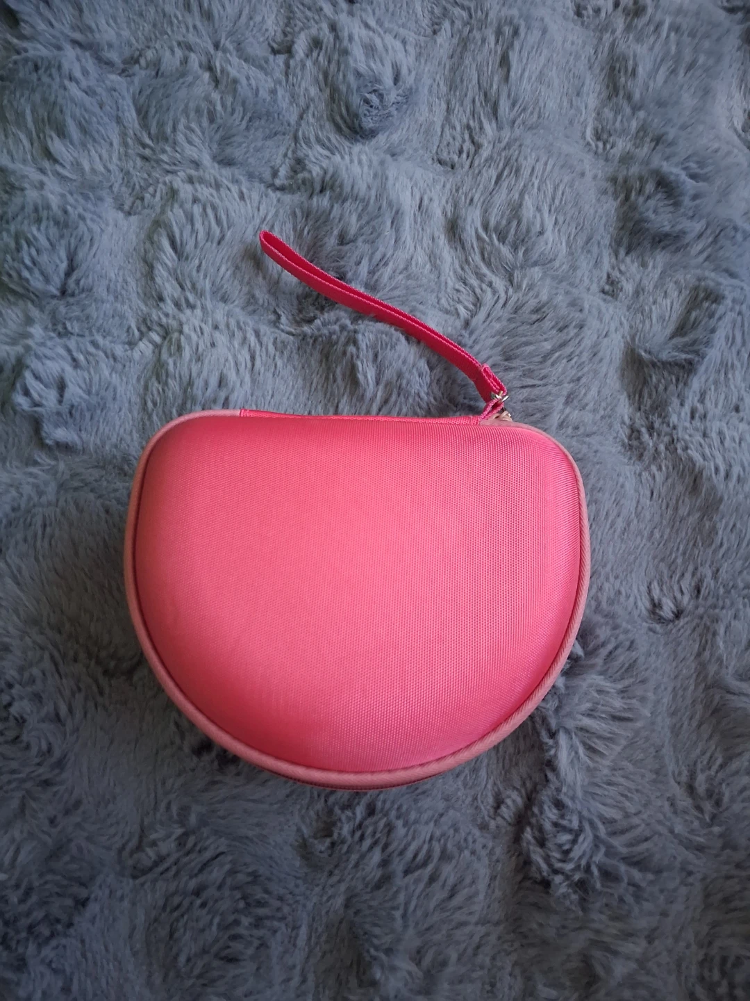 Pink Hard Shell Headphone Carrying Case