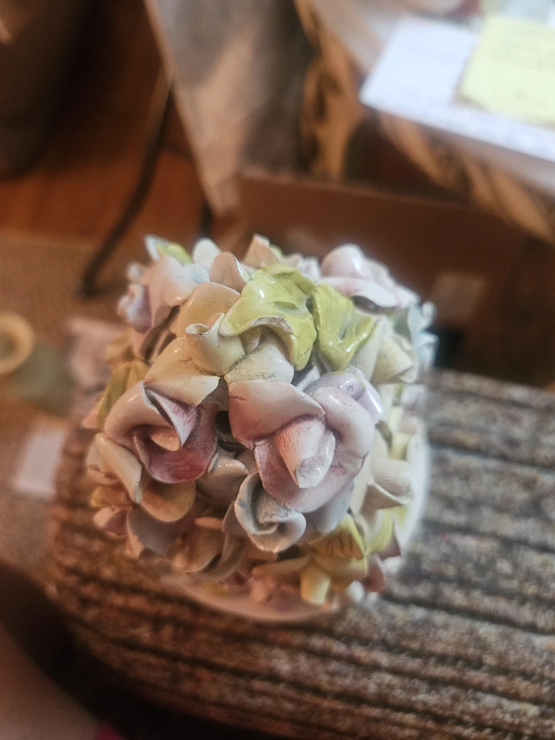 VTG Capodimonte decorative centerpiece Italy - photo 2